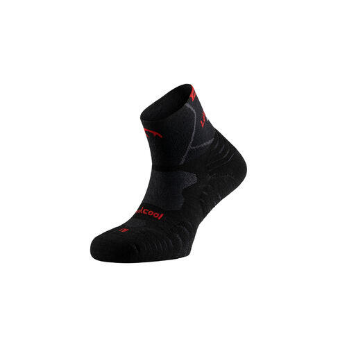 Calcetines Path Pro Traction Pro Negro/Rojo running Unisex Rojo LURBEL 5/5