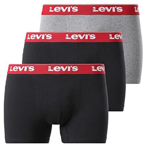 3 er Pack Herren Levis REPEAT LOGO BOXER Brief Boxershorts Unterwäsche Pants 4/4