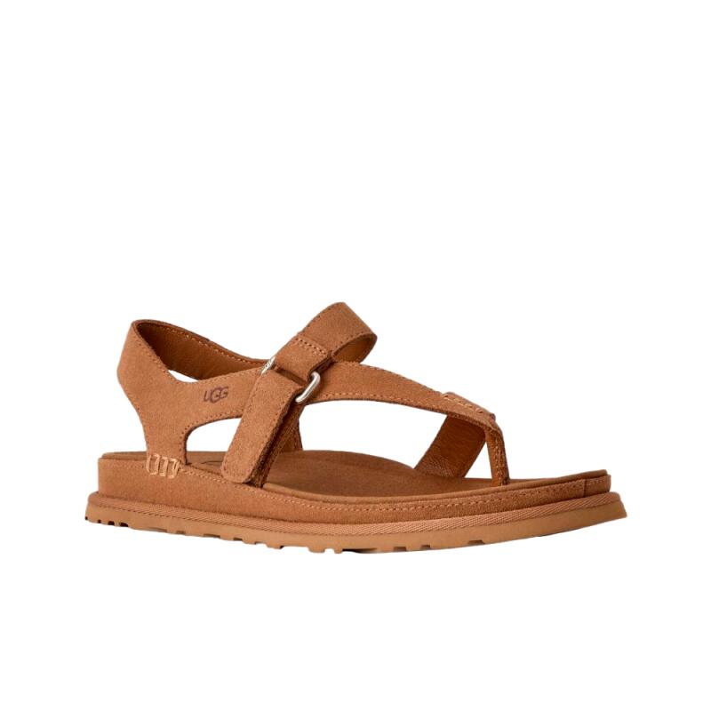 Sandalias Planas Mujer Ugg W Goldengaze Toe Post Marrón 2/7