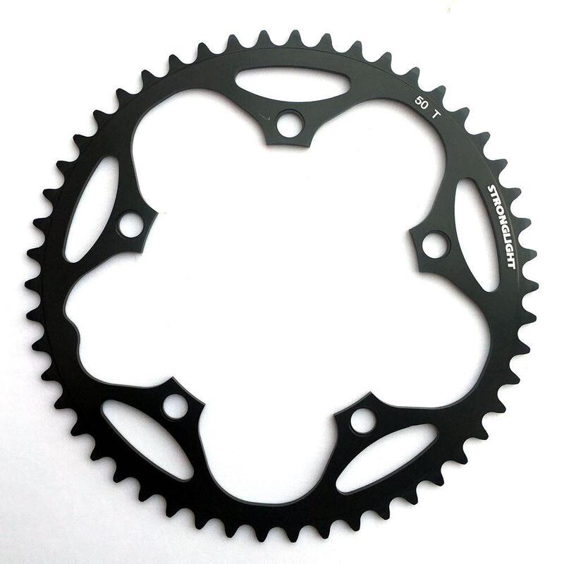 Plateau Shimano/Sram/FSA Type S Dural 9/10S 50T Pas 130 Noir