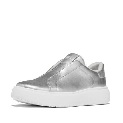 Damen Halbschuhe aus Leder ohne Schnürsenkel FitFlop Rtg