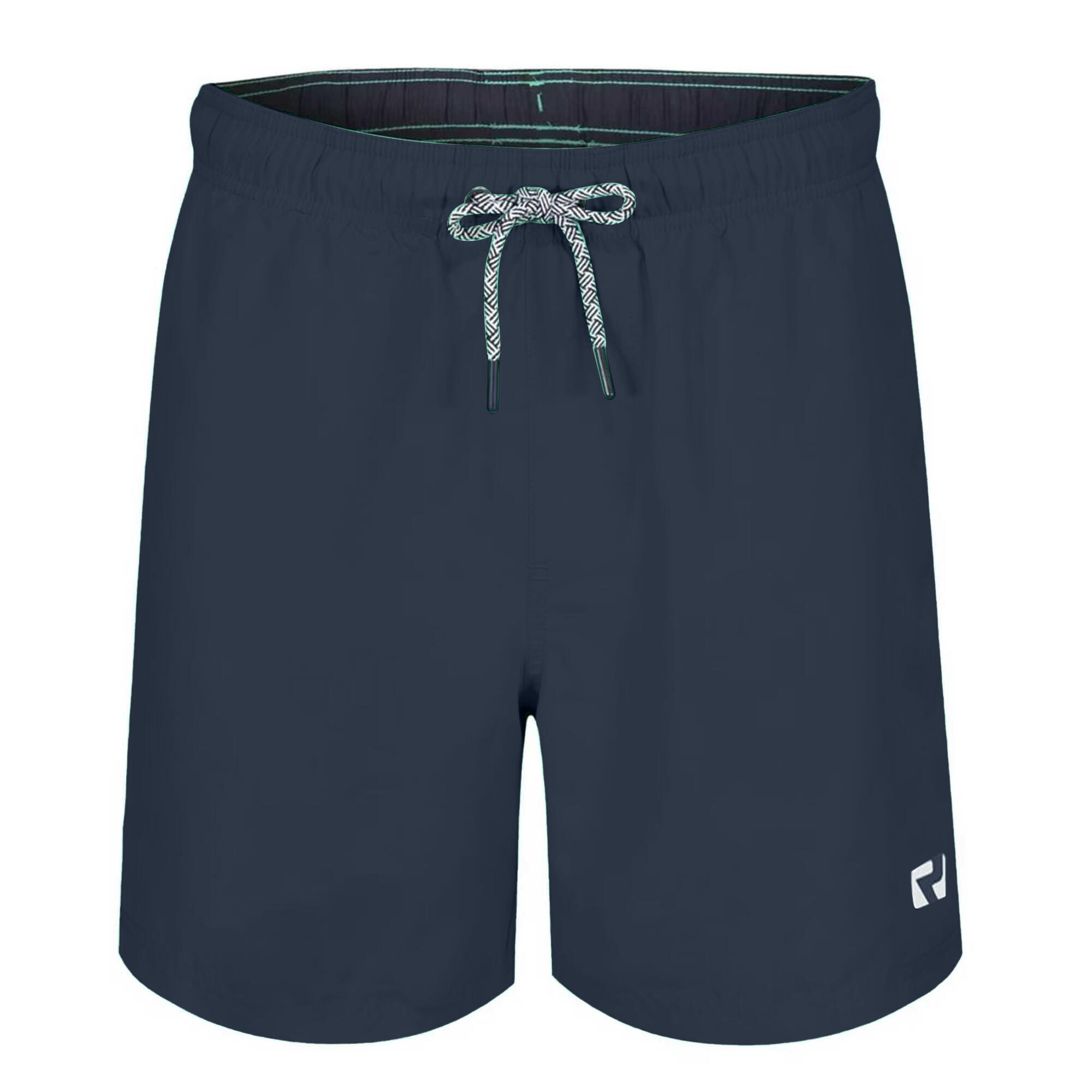 Mens Swim Shorts (Navy Blue) 2/5