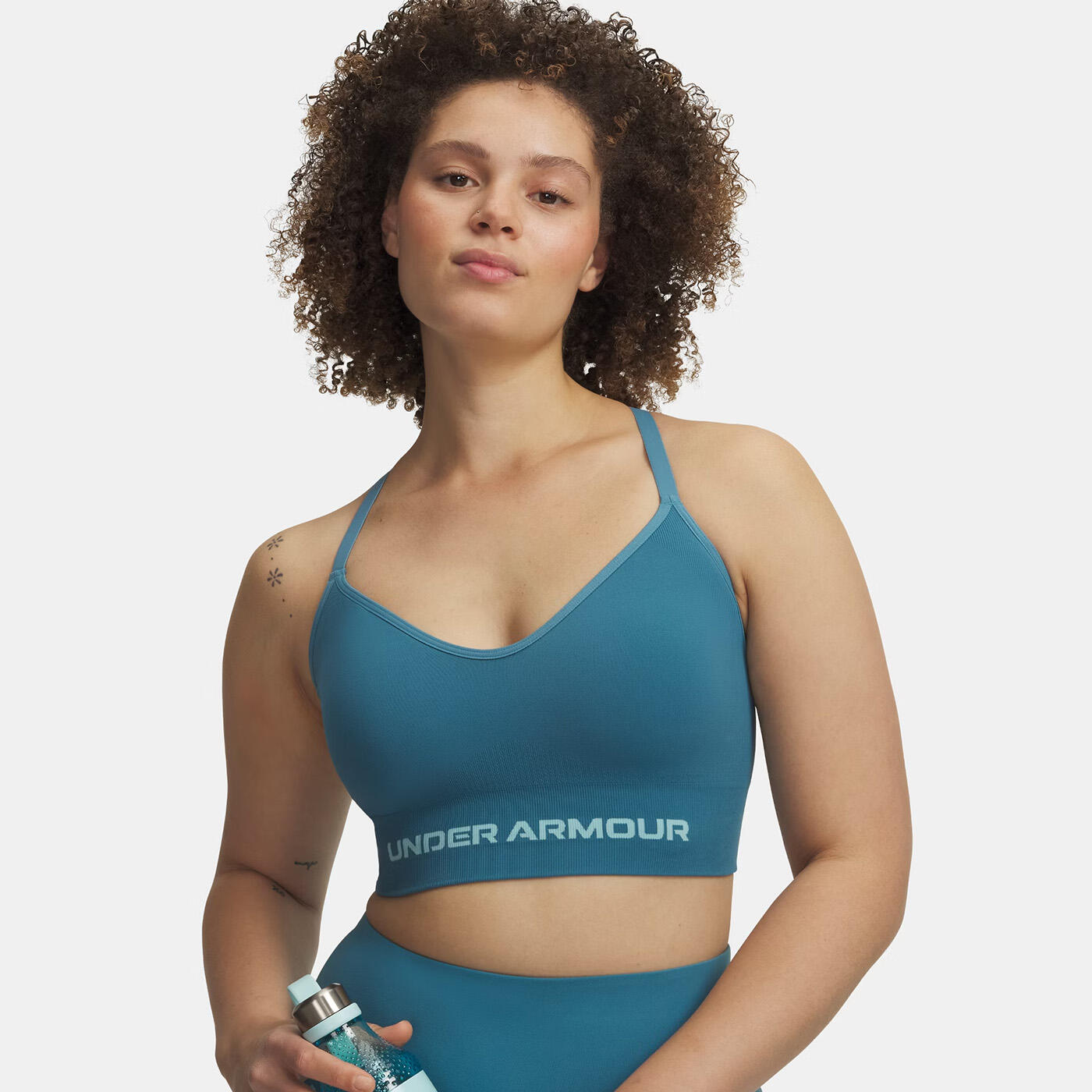 Top desportivo UA Vanish Seamless Light Support mulher 5/7