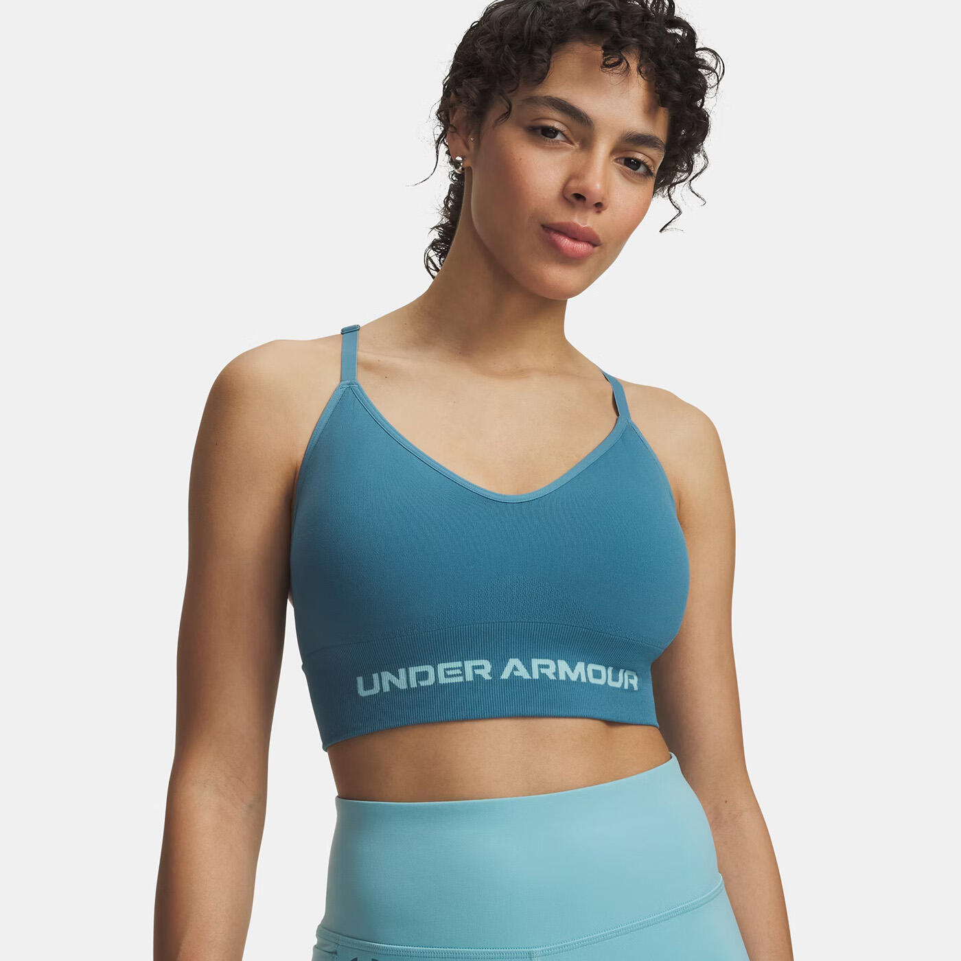 Top desportivo UA Vanish Seamless Light Support mulher 4/7