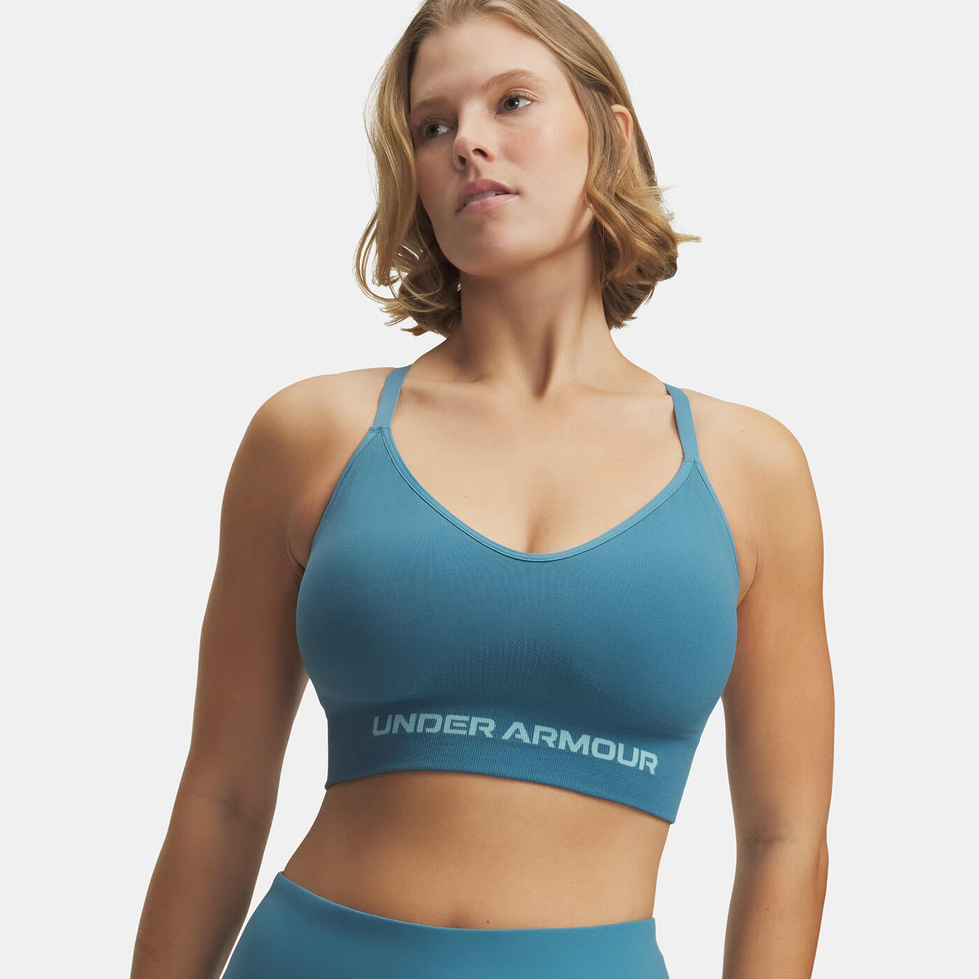 Top desportivo UA Vanish Seamless Light Support mulher 6/7