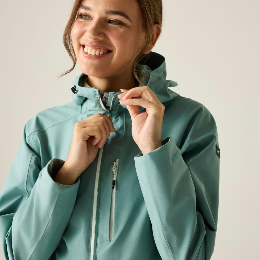 Regenjacke mit Kapuze für Damen Regatta Birchdale II 4/7