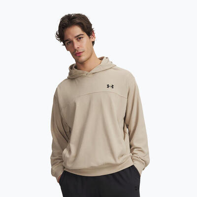 Herenhoodie under armour tech utility 1/4 zip fade