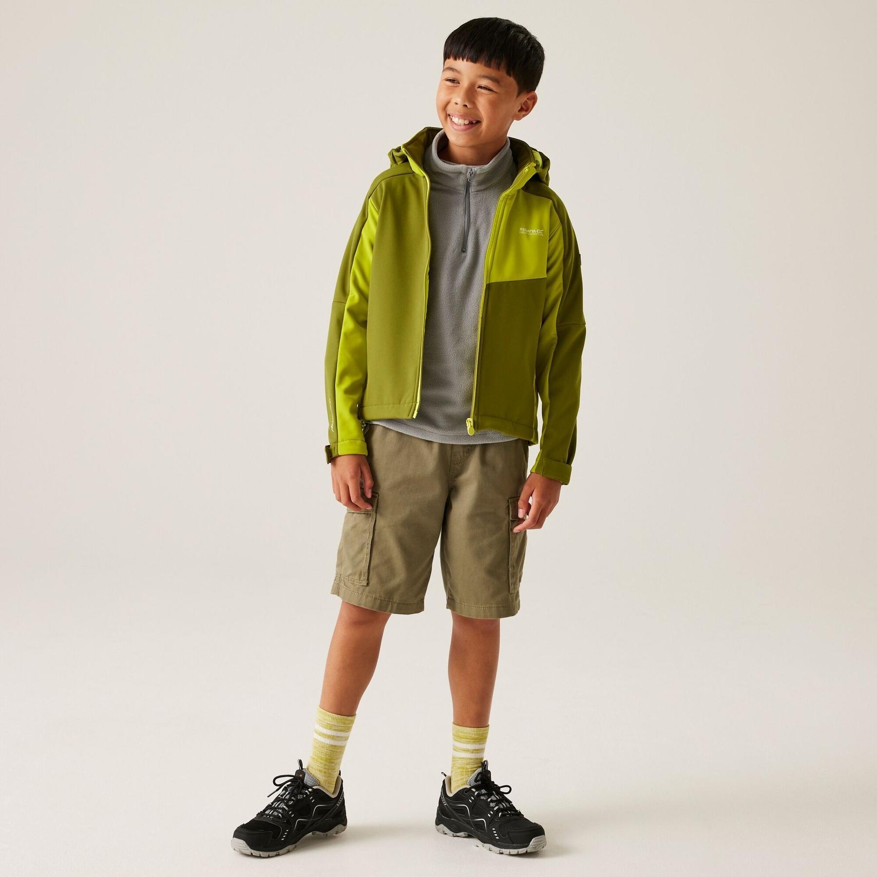 Regatta Acidity VIII Softshelljacke für Kinder mit Kapuze 6/7