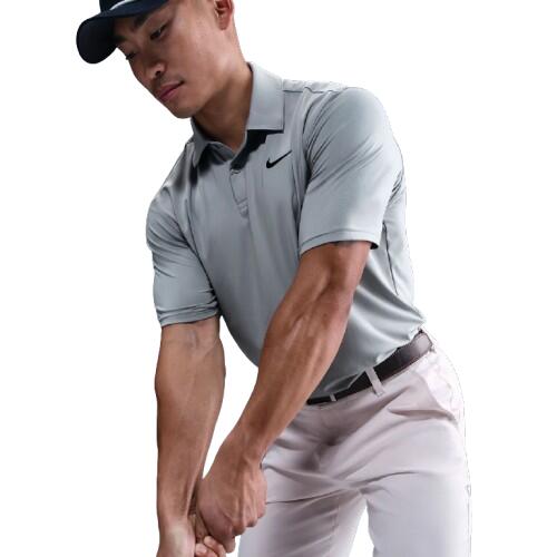Polo de golf Nike homme, gris 3/3