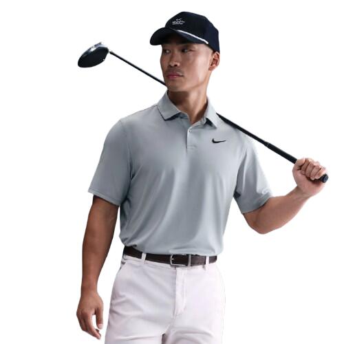 Polo de golf Nike homme, gris 1/3