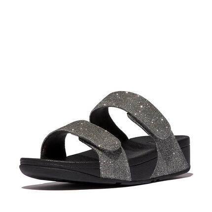 FITFLOP FitFlop Lulu Adjustable Shimmerlux Slides TIN 40