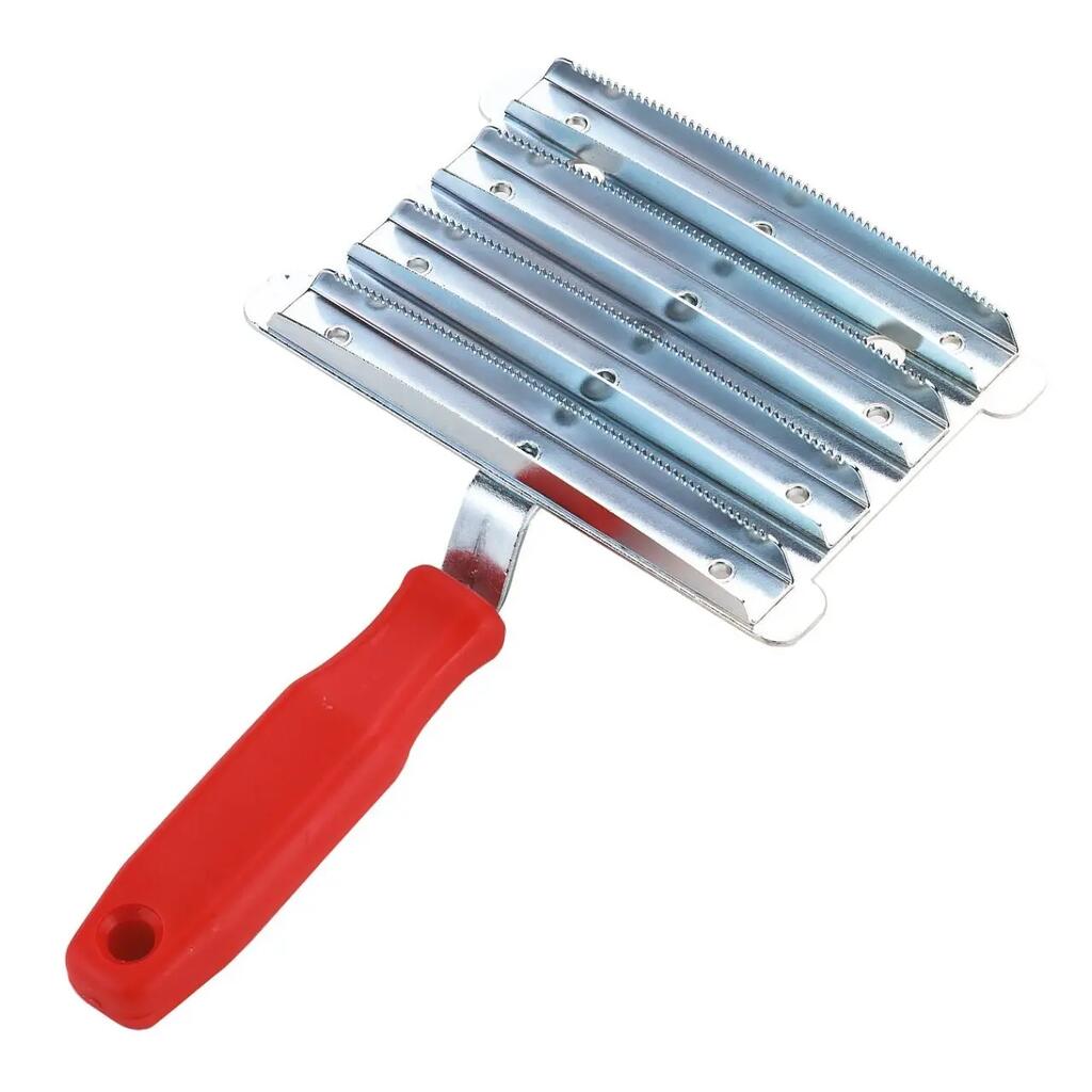 Metallic etrille metal/pp 8 rows equins Kerbl