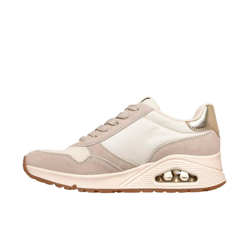 Zapatillas Femme Skechers Uno Beige 2/6