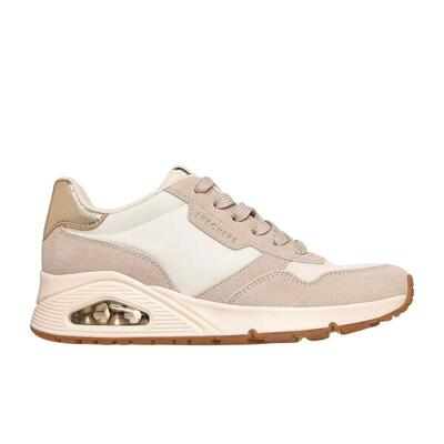 Zapatillas dames skechers uno beige