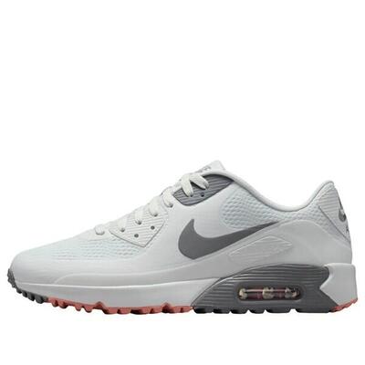 Scarpe da golf Nike Air Max 90G da uomo bianche e grigie
