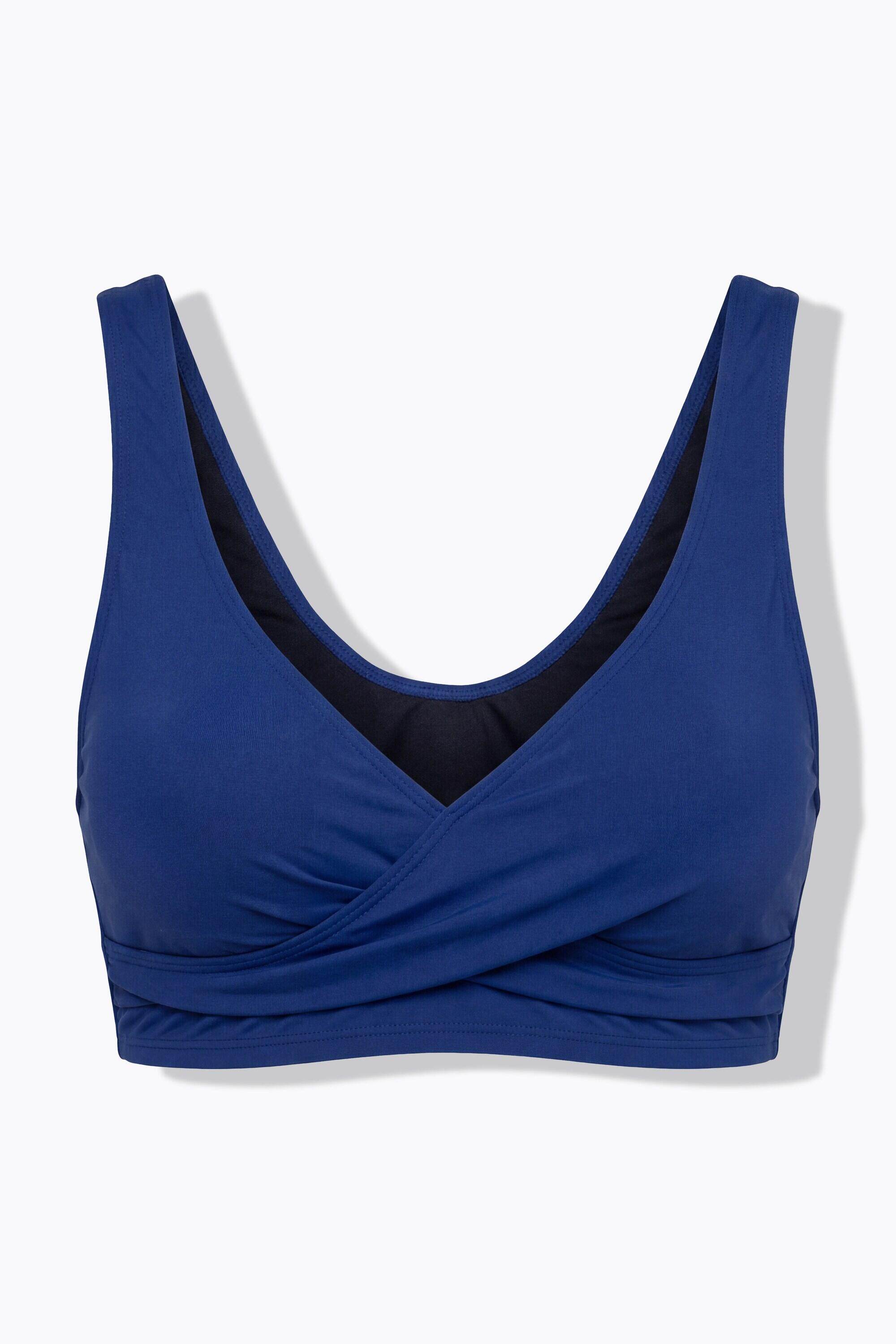 Dames Bikini tweedelig gedrapeerde decolleté softcups 5/5