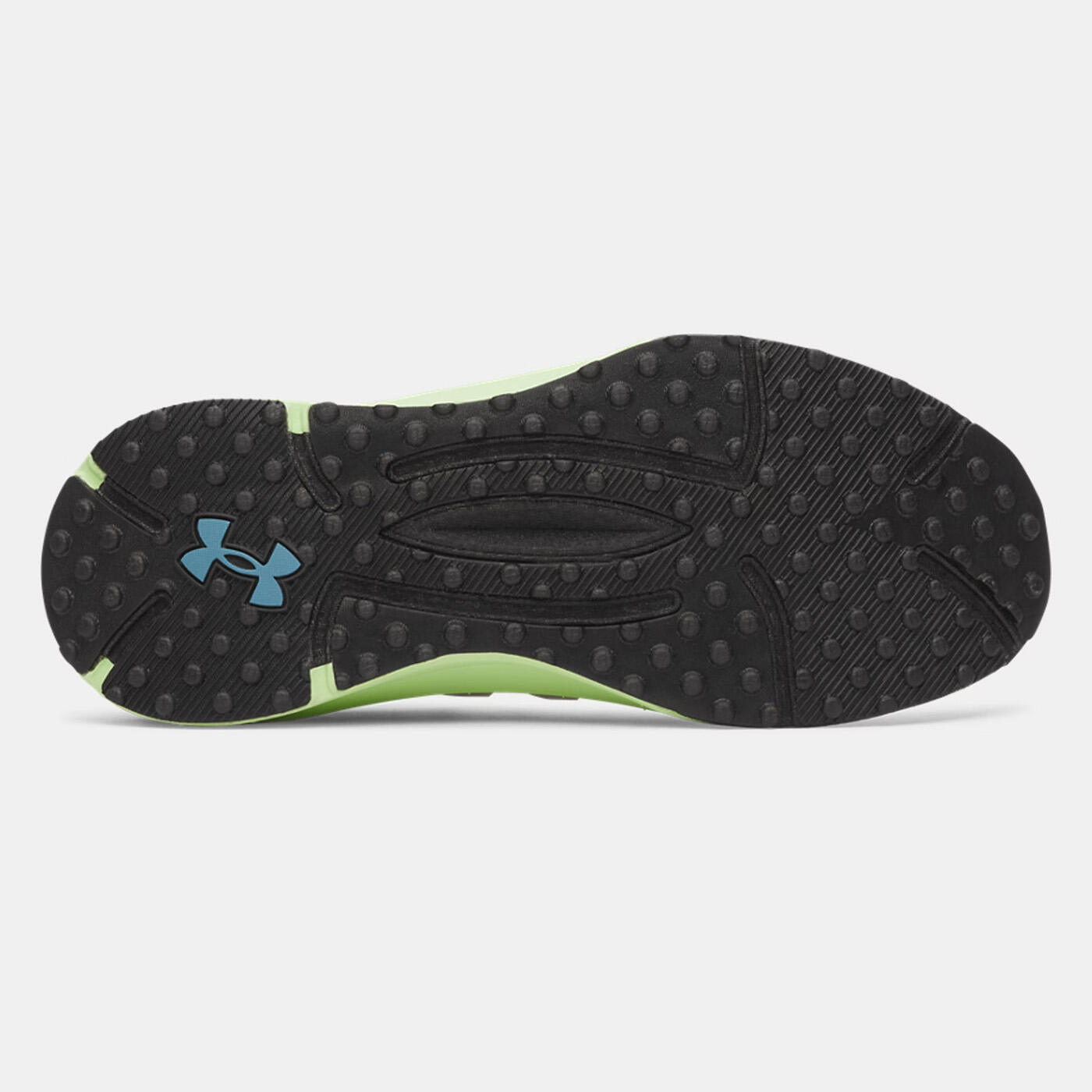 Scarpa UA Phantom X da uomo Bianco e verde lime 2/5