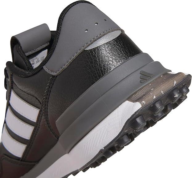 Adidas JR S2G 26, Sapatos de golfe para criança, Preto 5/7