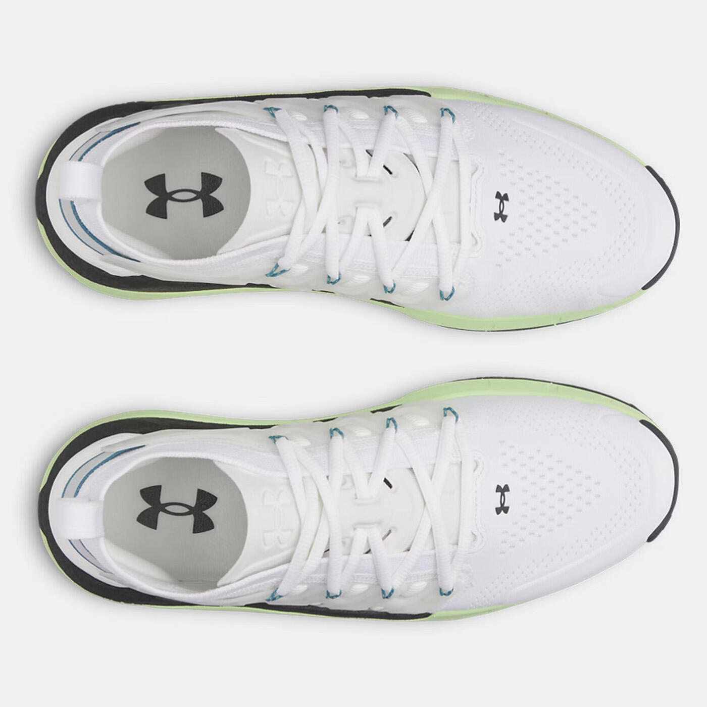 Scarpa UA Phantom X da uomo Bianco e verde lime 4/5