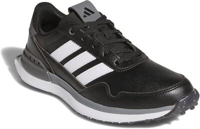 Adidas jr s2g 26, golfschoenen voor jongens, zwart