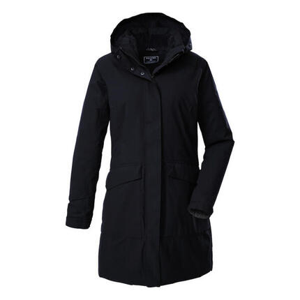 Lange Regenjacke mit Kapuze für Damen Killtec Kow 18