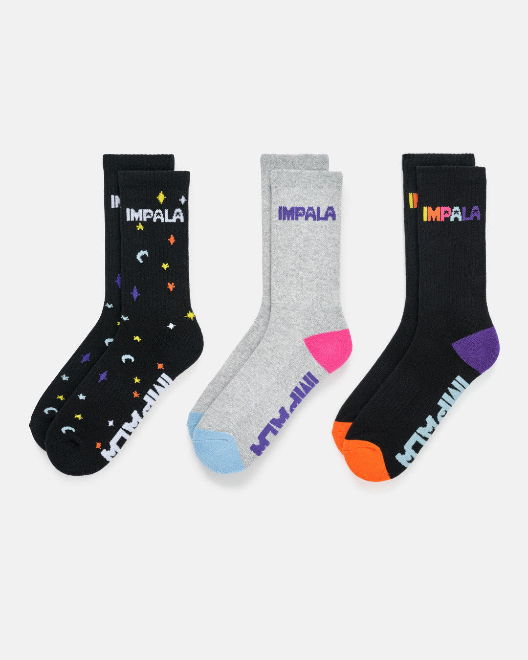 Impala Skate Socks 3 Pack - Twinkle 1/3