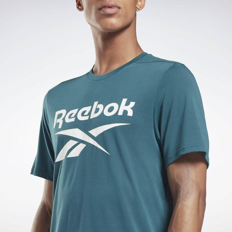 Póló Reebok Workout Ready Supremium Graphic, Zöld, Férfiak