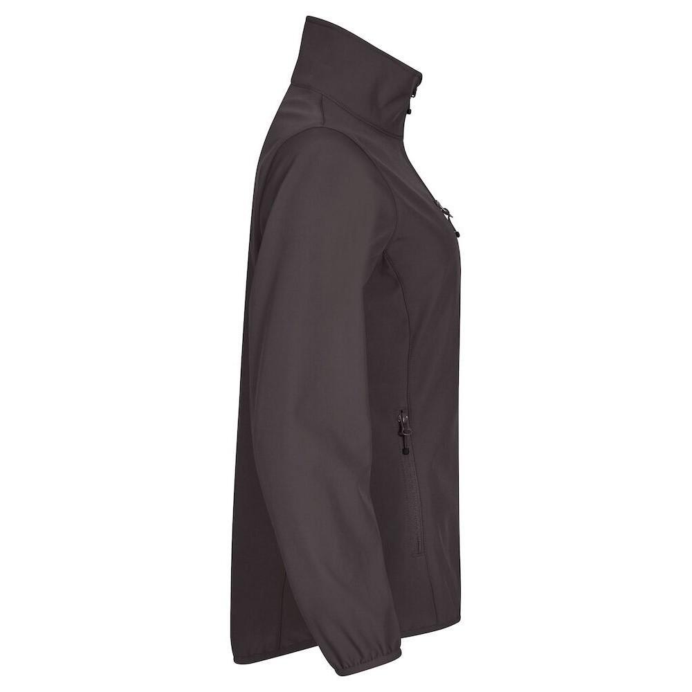 "Classic" Softshelljacke für Damen Dunkelgrau 3/4