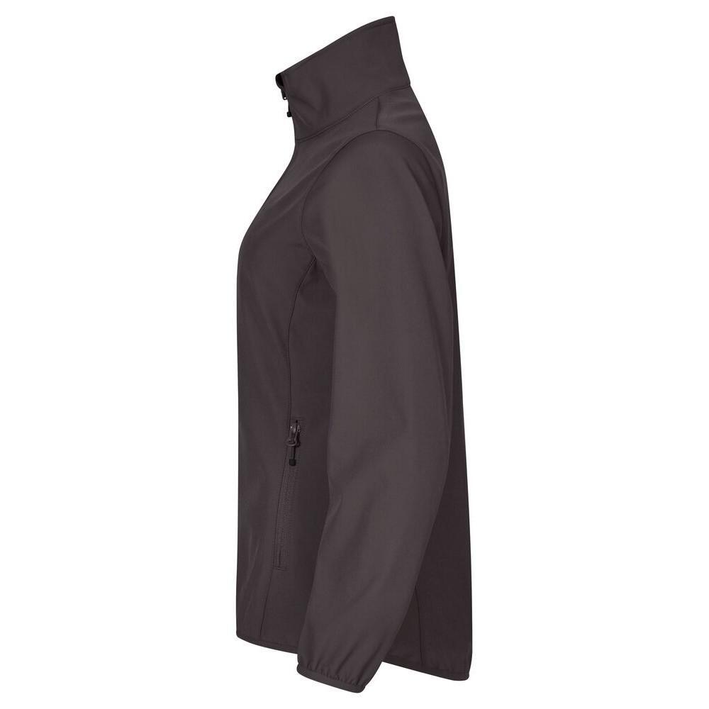 "Classic" Softshelljacke für Damen Dunkelgrau 4/4