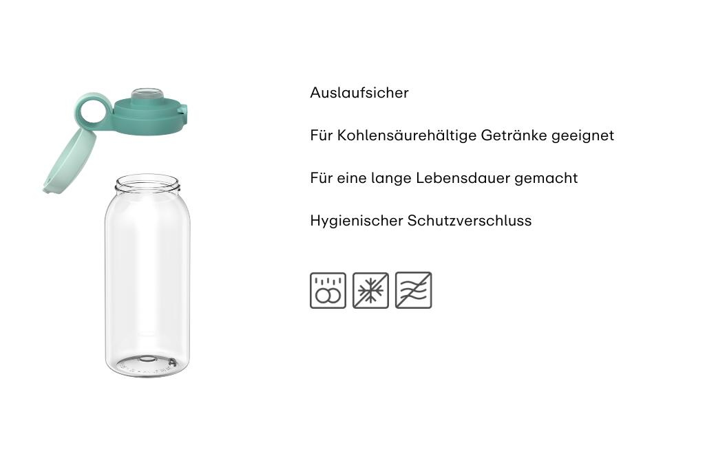 Mepal Campus 600 ml Trinkflasche mit Klappdeckel - Paw Patrol Girls 2/7