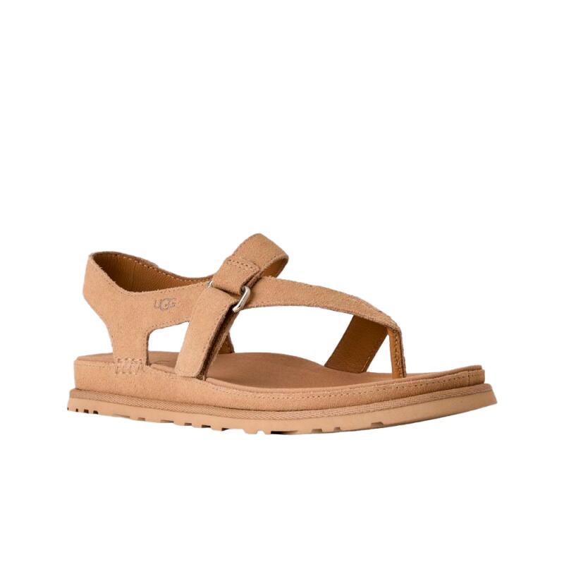 Sandalias Planas Mujer Ugg W Goldengaze Toe Post Marrón 2/5