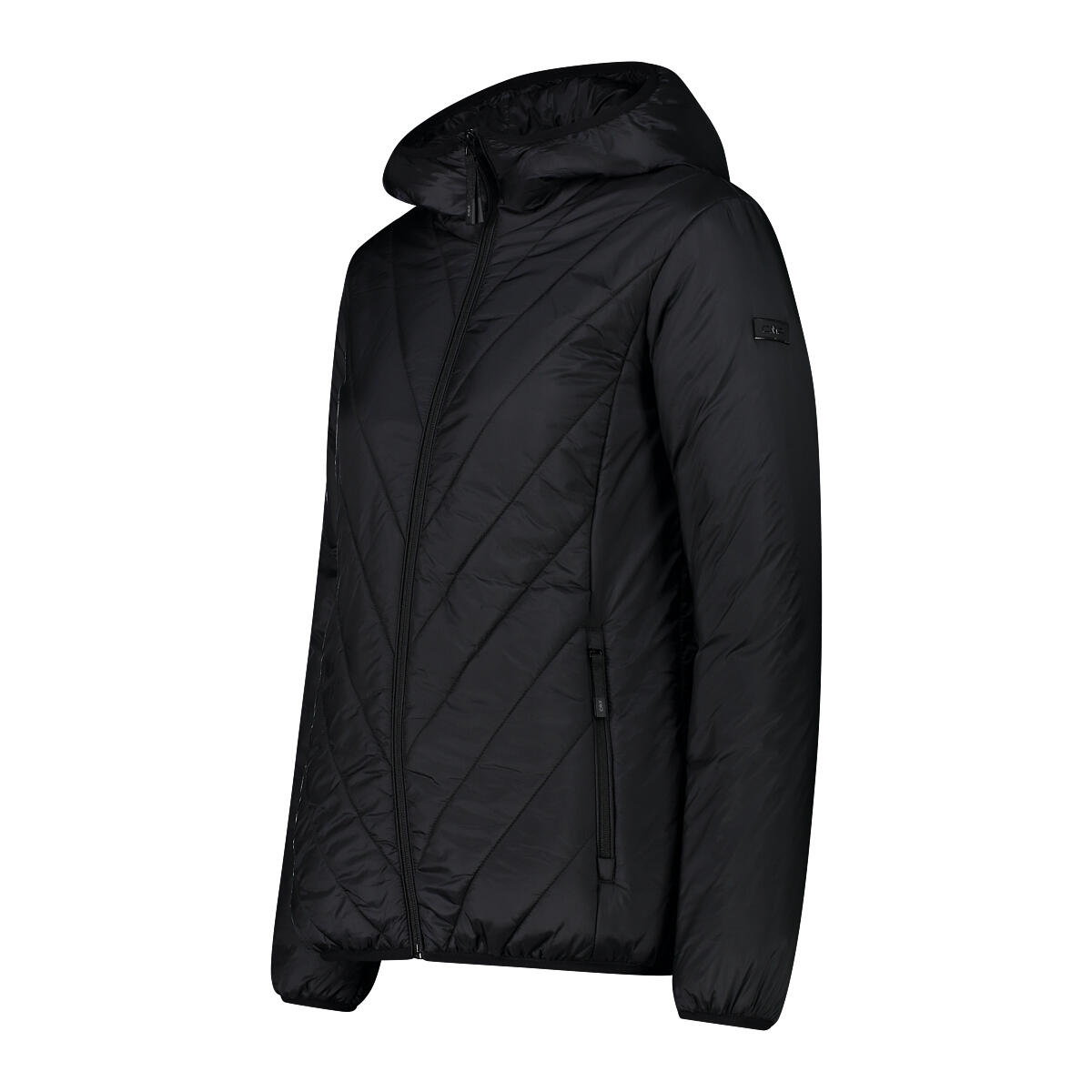 CMP 3k84556 Doudoune Femme – Marron, Légère, Isolante, Respirante – Col Montant, Poches Intérieures Et Extérieures