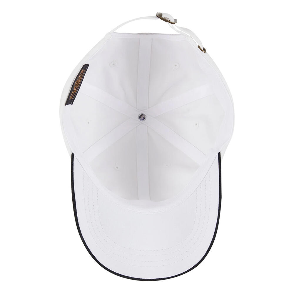 Yupoong Cappellino Da Baseball Classico Due Toni Basso Profilo Flexfit Bianco 4/4