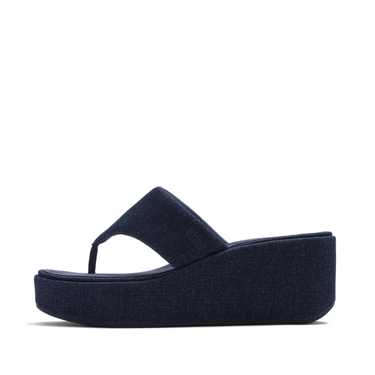 Sandales à bride avant et talon compensé en denim FitFlop 3/7