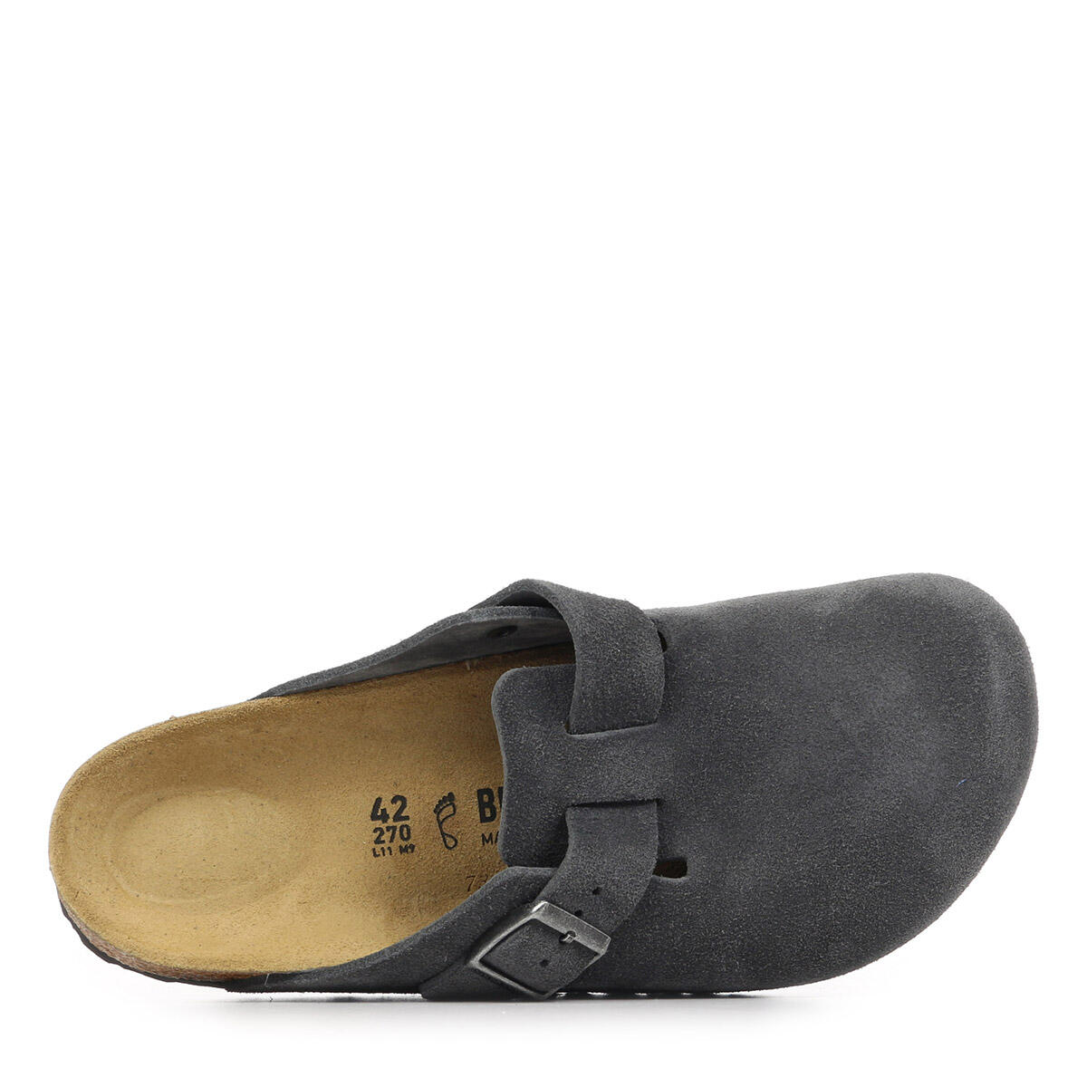 Birkenstock Boston - Charcoal Suede 2/6