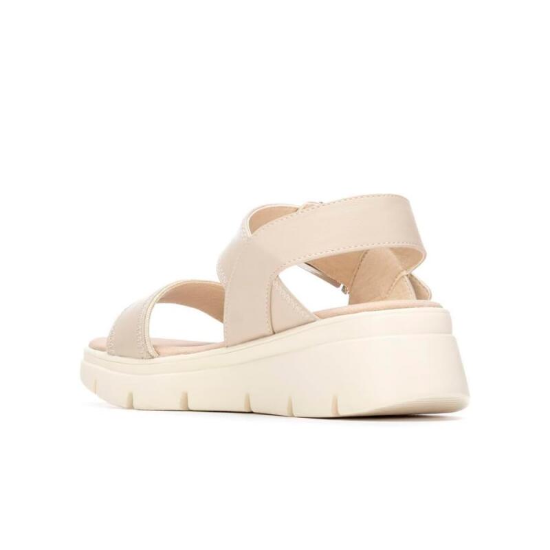 Sandales Plates Femme Refresh  Beige 3/4