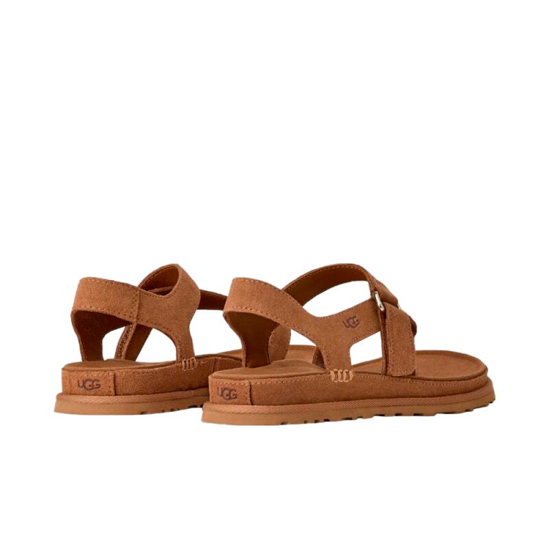 Sandalias Planas Mujer Ugg W Goldengaze Toe Post Marrón 3/7