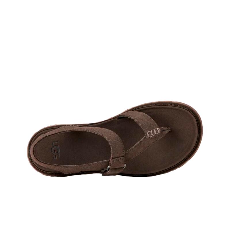 Sandalias Planas Mujer Ugg W Goldengaze Toe Post Marrón 4/5