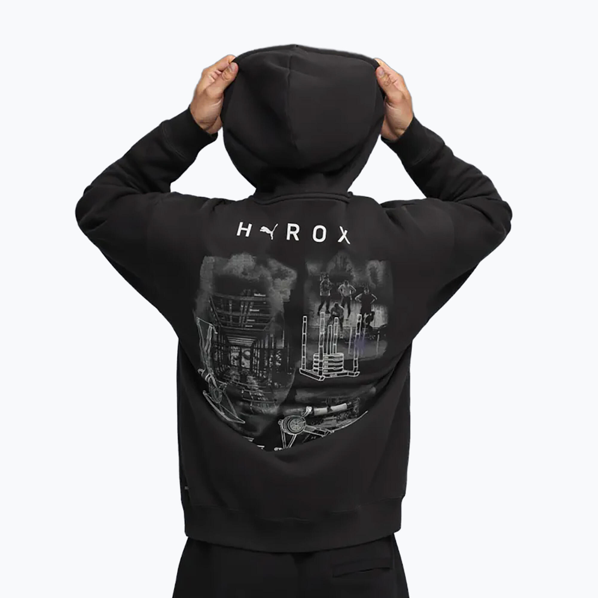 PUMA HYROX Hoodie para Homem, L, corte Relaxed 3/6