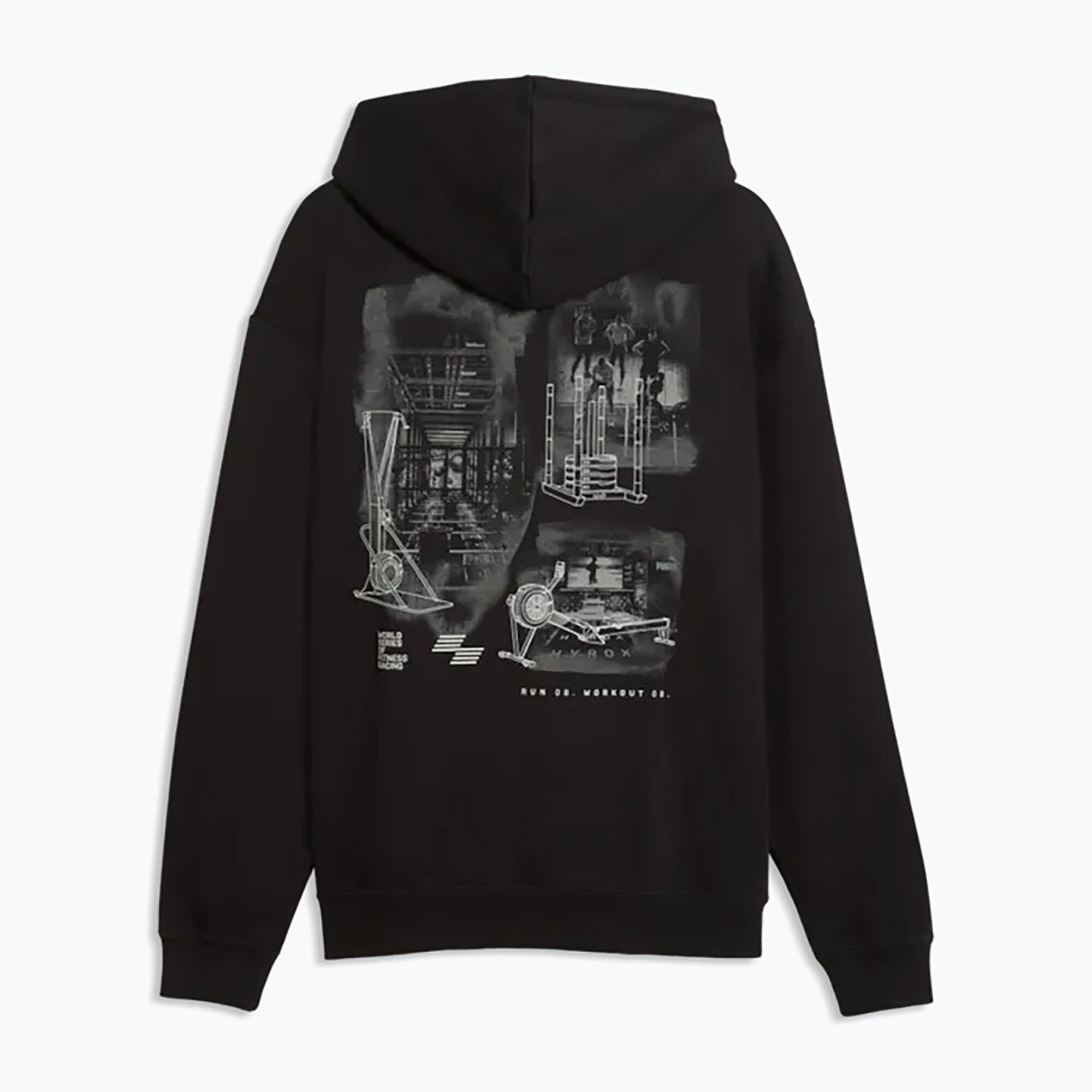 PUMA HYROX Hoodie para Homem, L, corte Relaxed 5/6