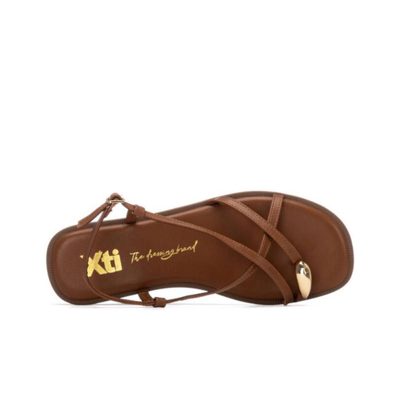 Platte Sandalen Dames Xti  Bruin 2/4