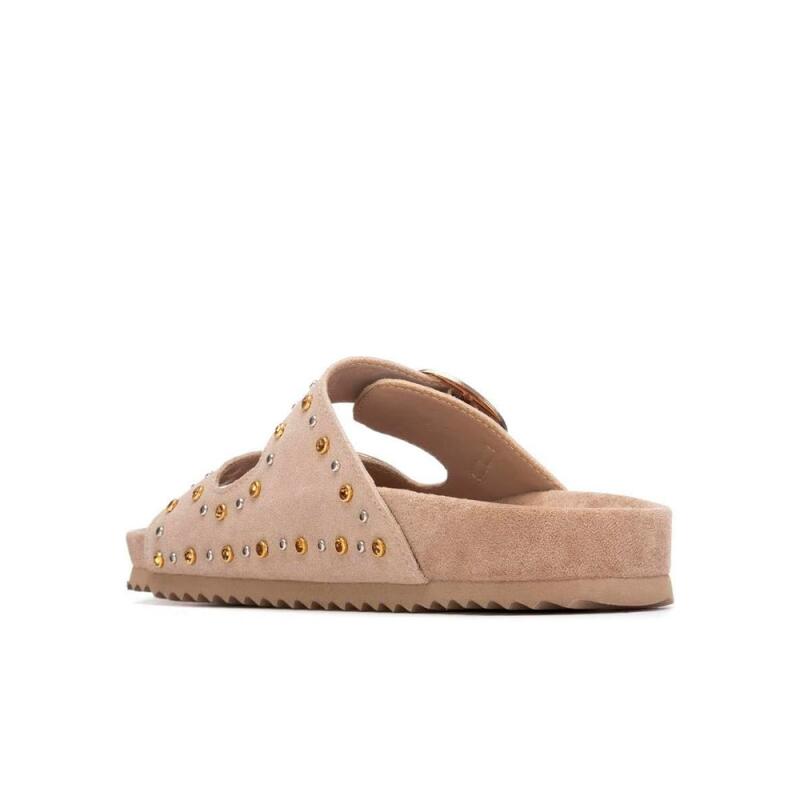 Sandalias Planas Mujer Xti  Beige 3/4