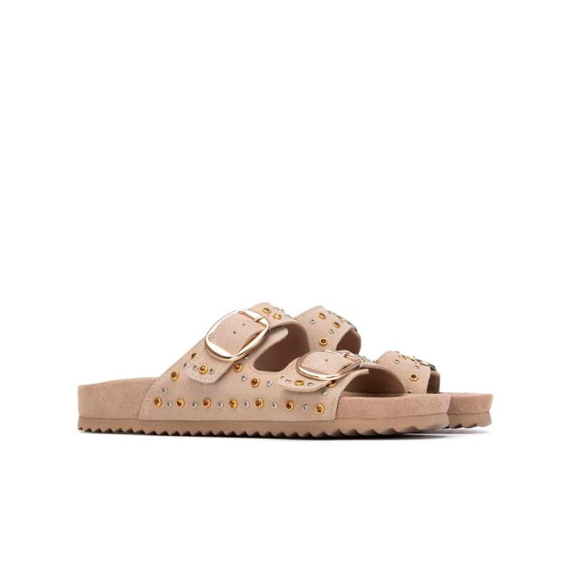 Sandalias Planas Mujer Xti  Beige 4/4