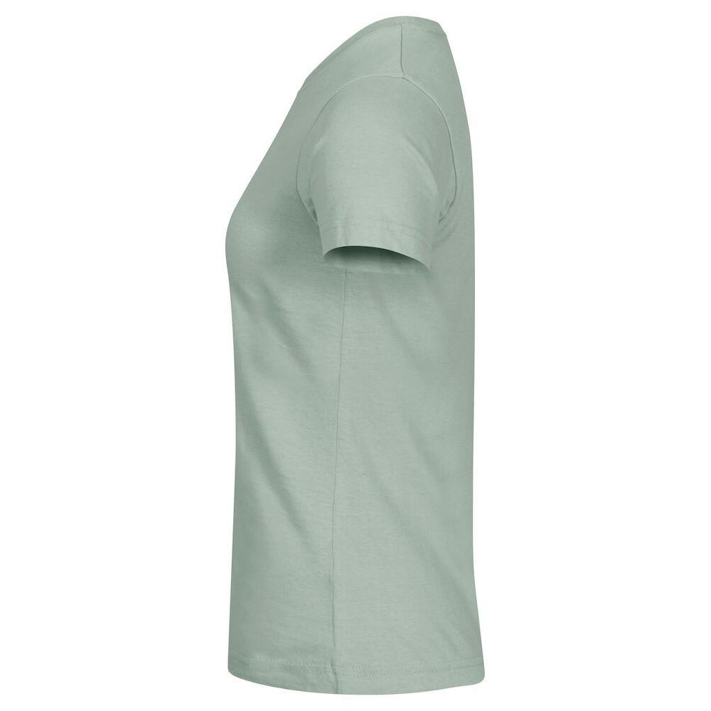 "Basic" TShirt für Damen Salbeigrün 3/4