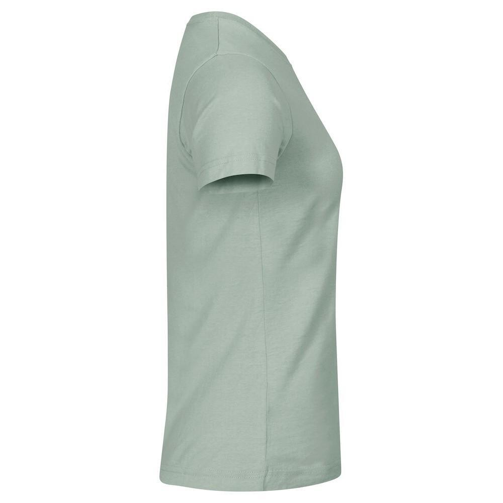 "Basic" TShirt für Damen Salbeigrün 4/4