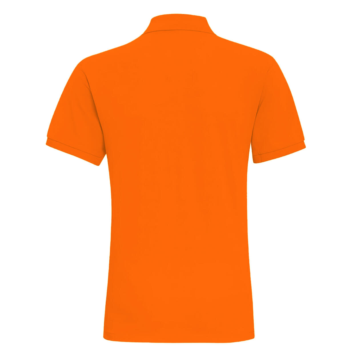 Polo Uni Manches Courtes Homme (Orange) 2/4