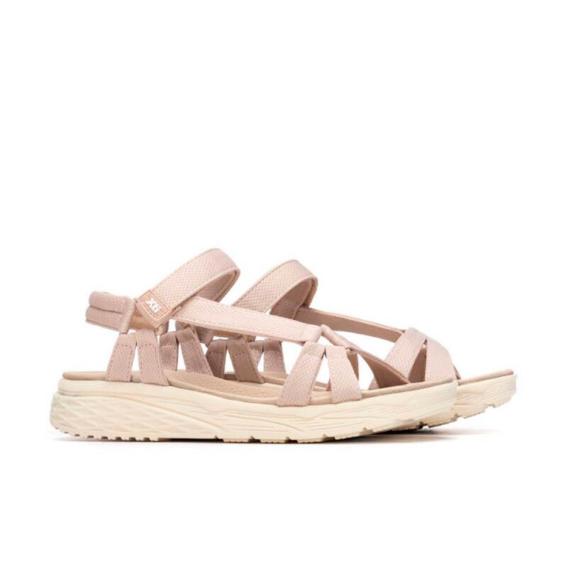 Sandales Plates Femme Xti  Beige 4/4