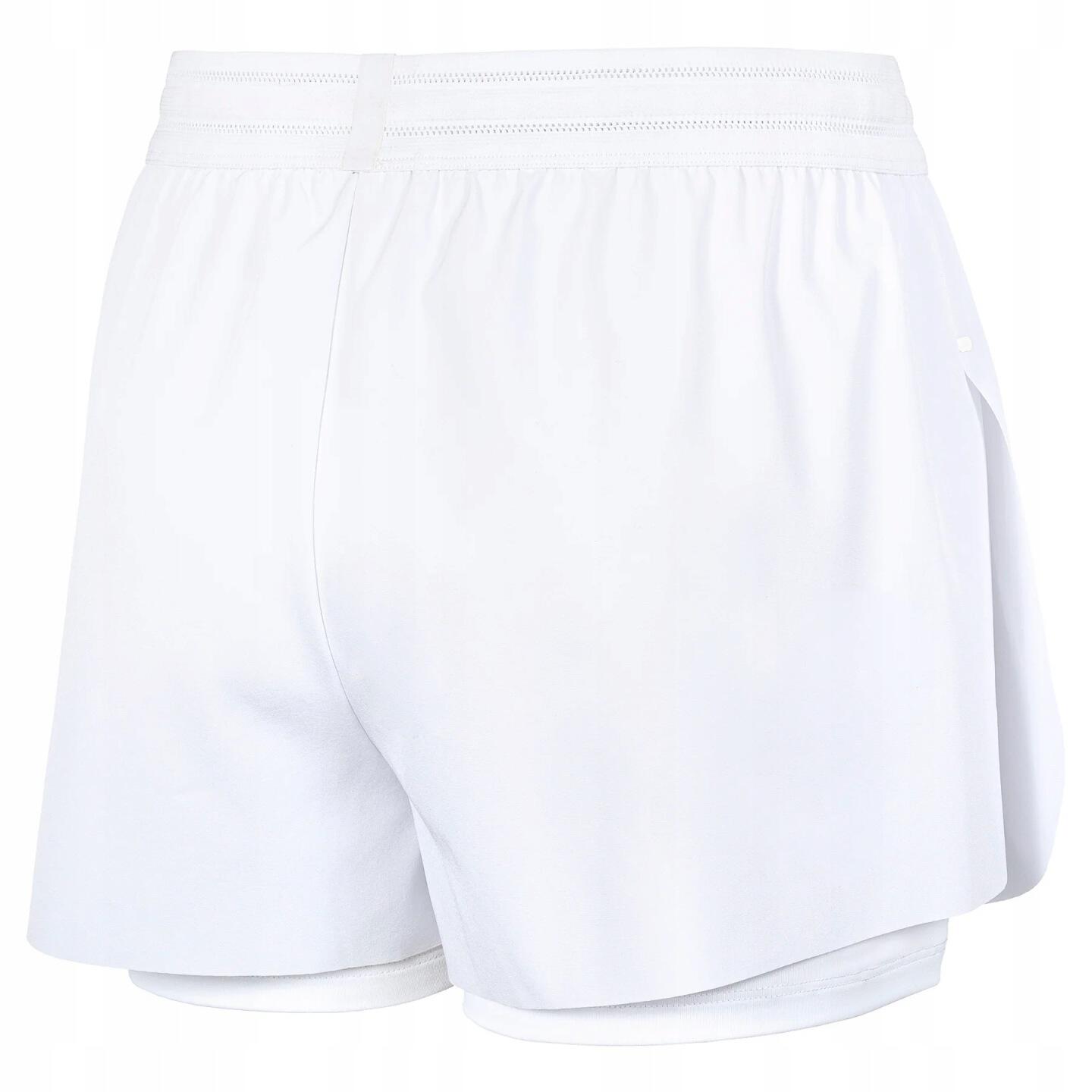 SHORT EXTENSIBLE D'ÉQUIPE  BLANC FEMME 2/7