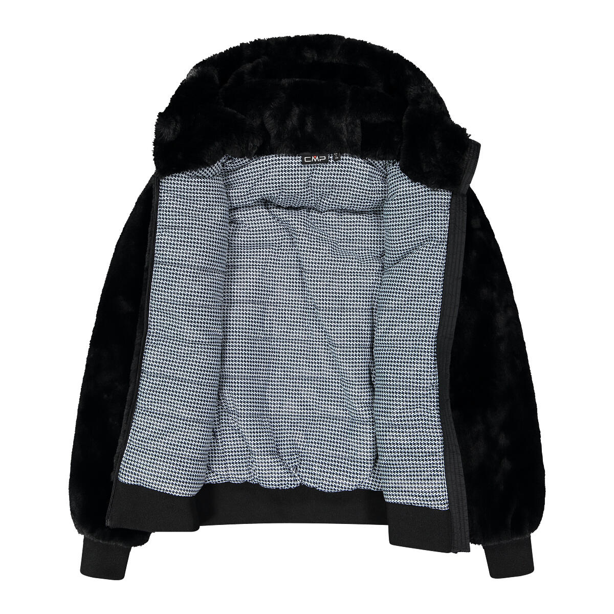 Veste à capuche en fausse fourrure femme CMP 4/9