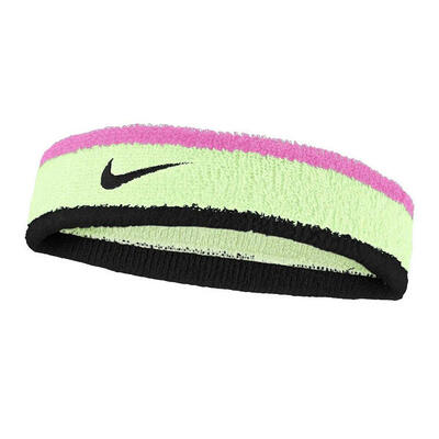 Fascia Per Capelli Swoosh Nike Classic Verde Bianco